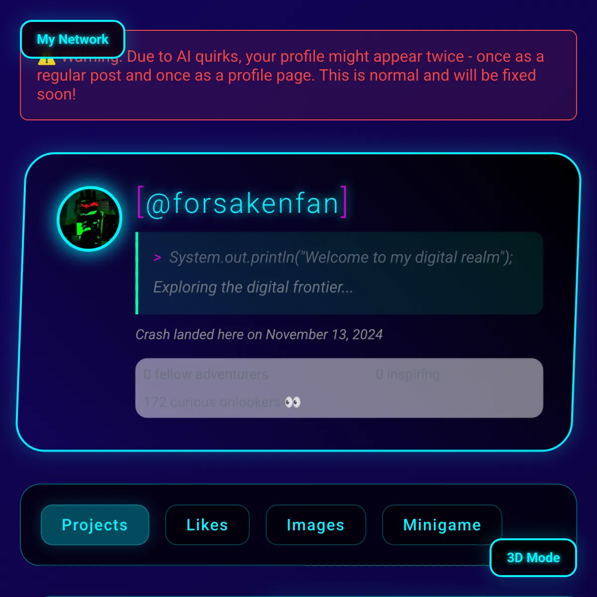 the project is loading