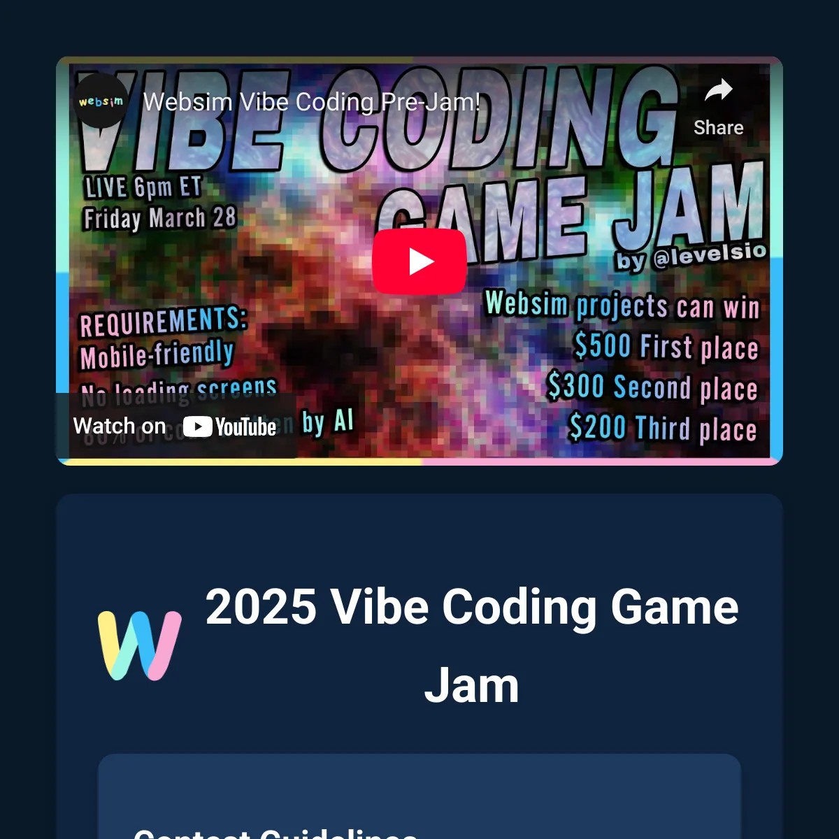 the project is loading