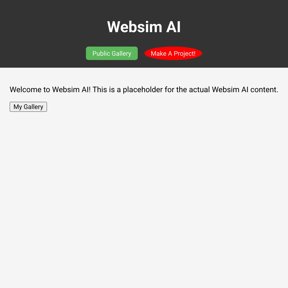 the project is loading