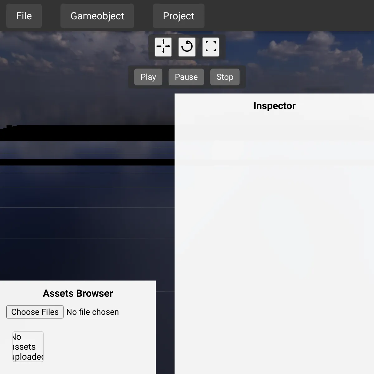 the project is loading