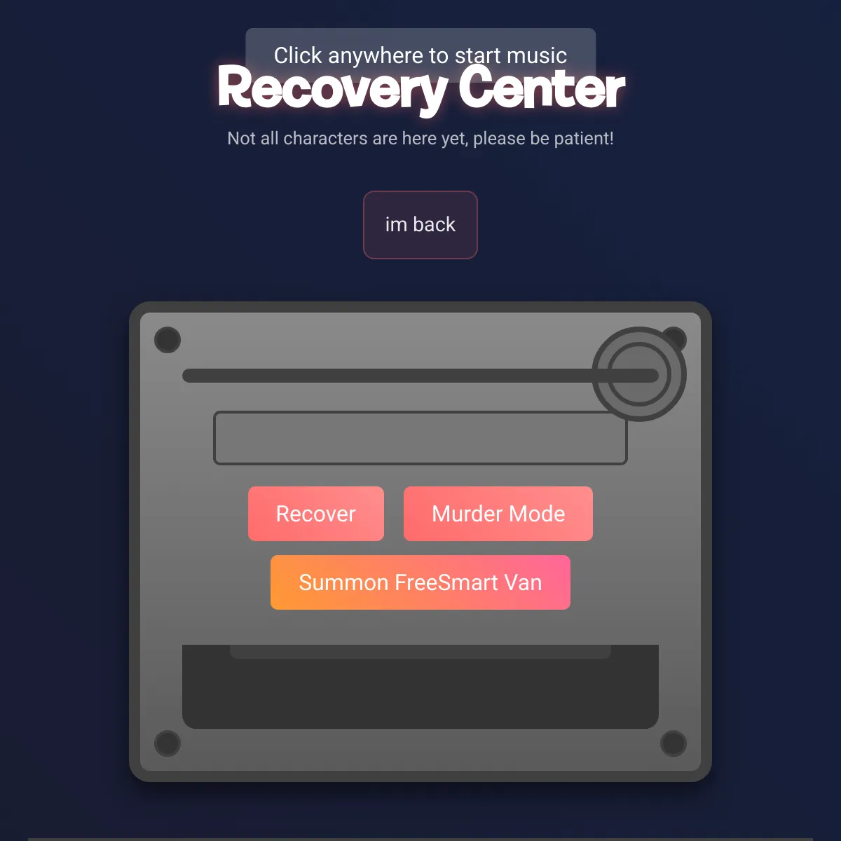 the project is loading