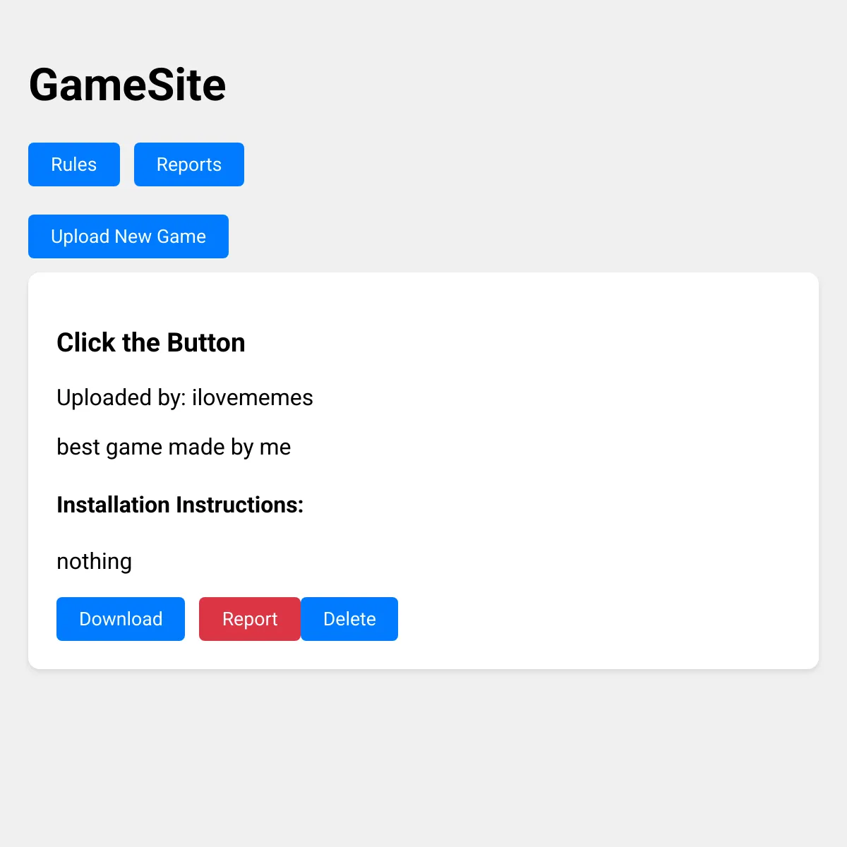 the project is loading