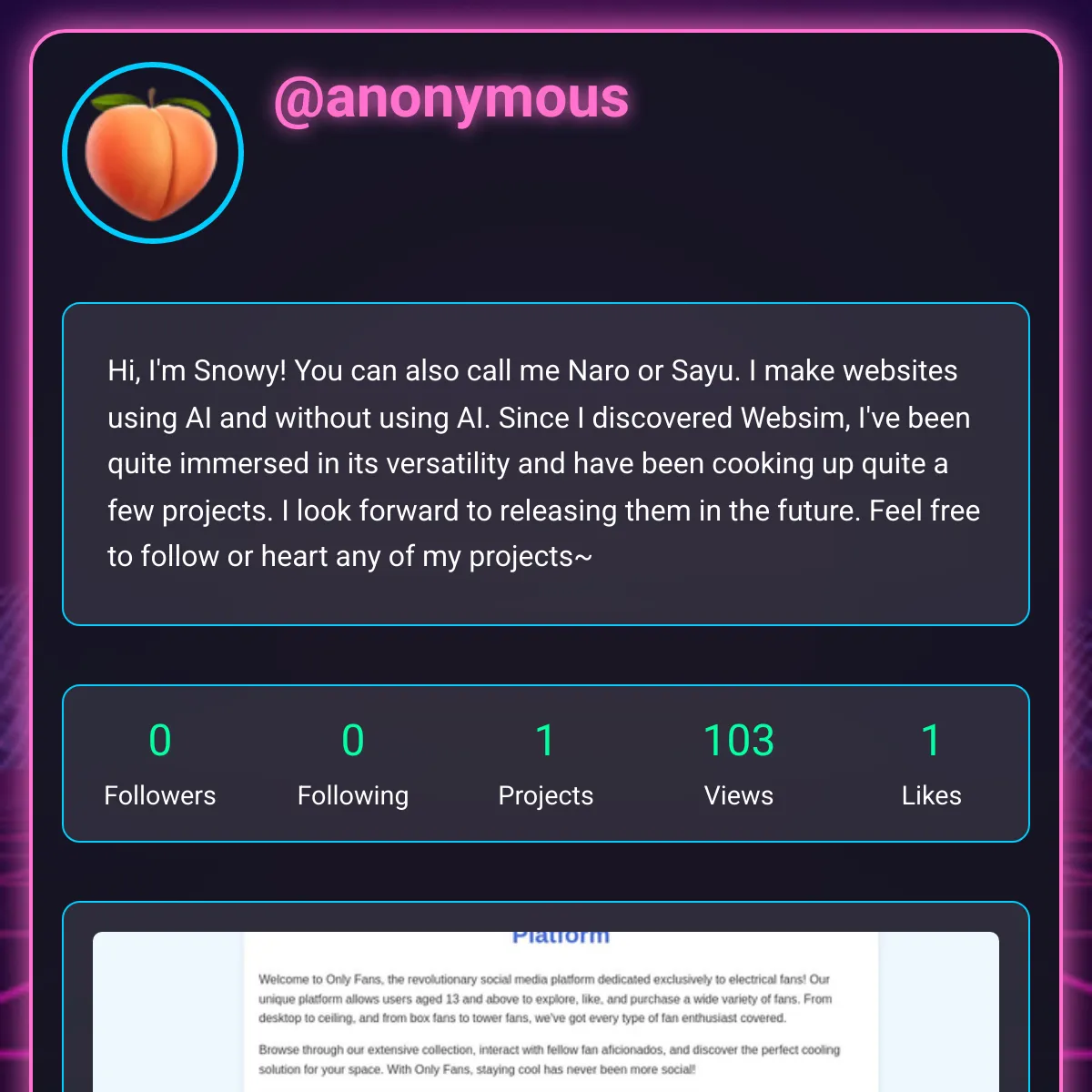 the project is loading