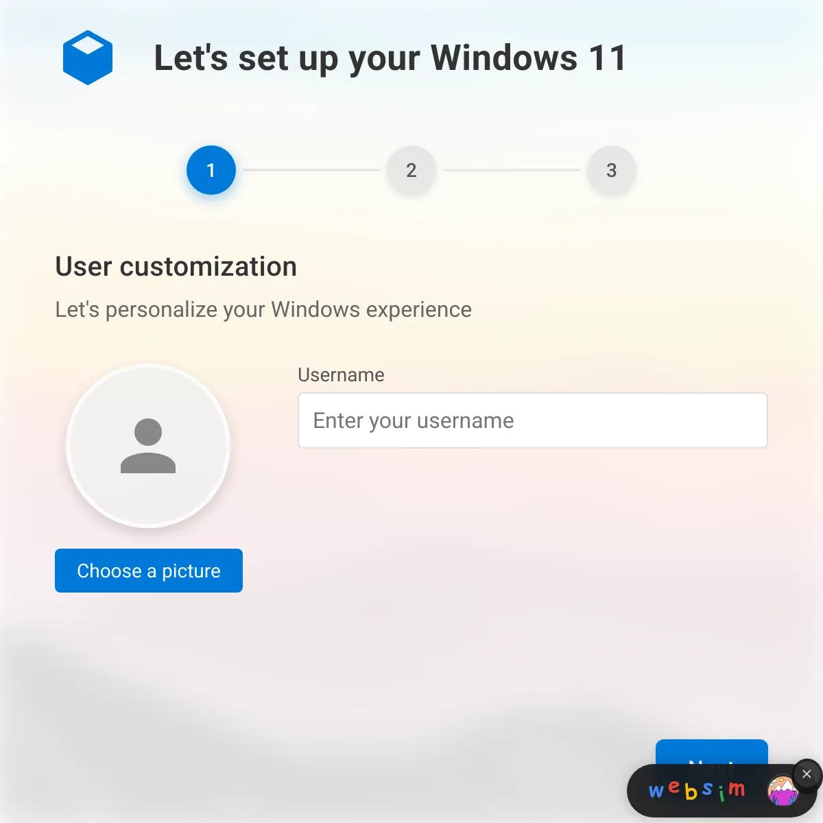 the project is loading