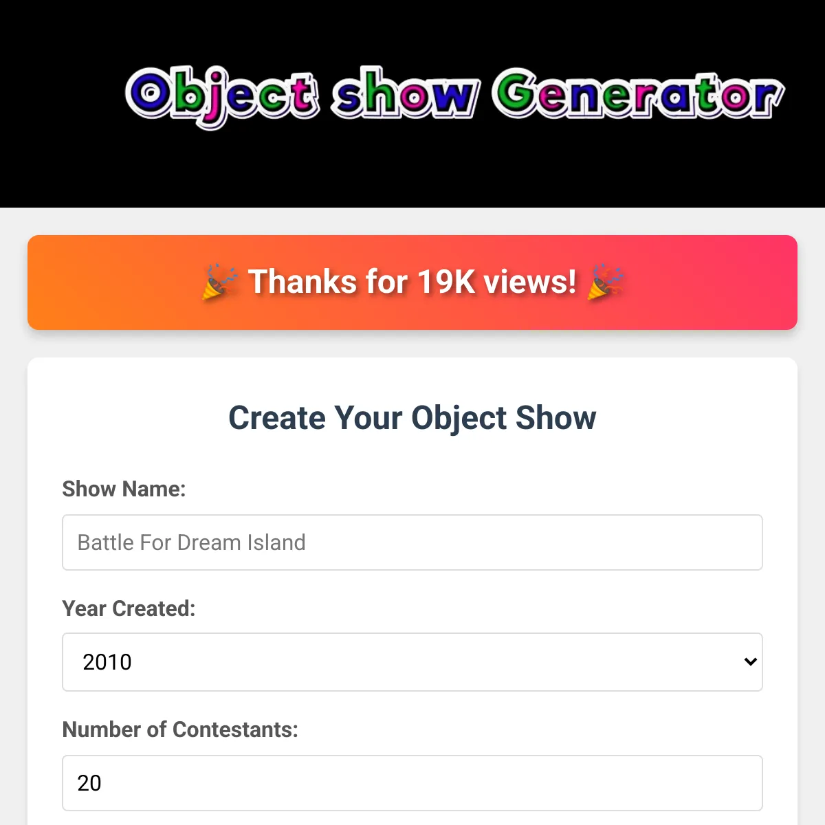 the project is loading