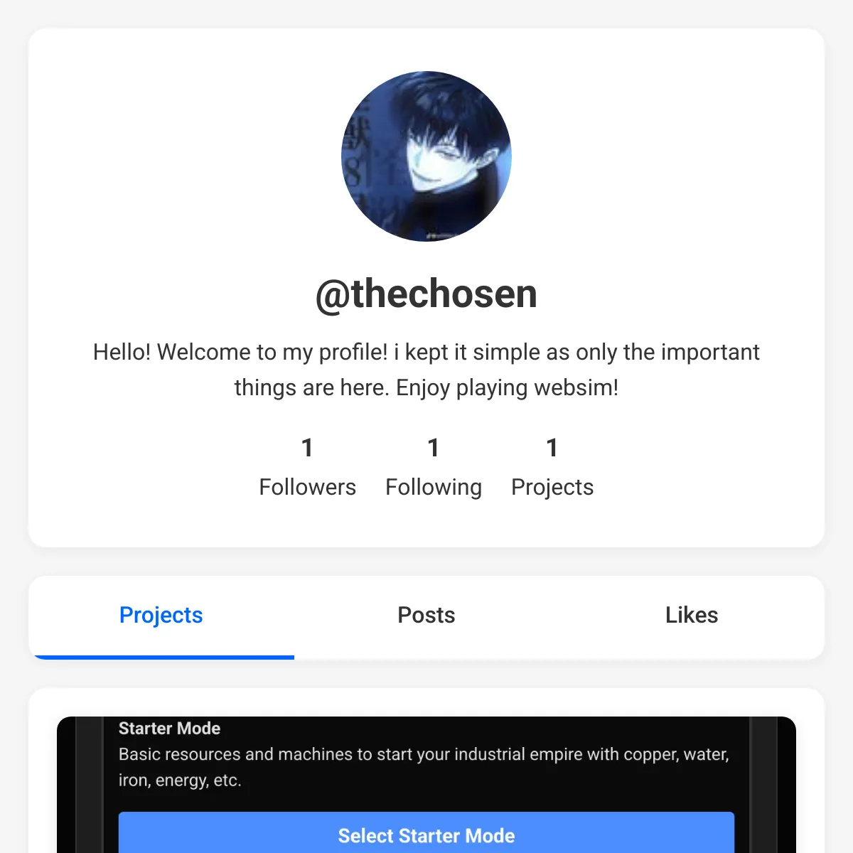My Profile