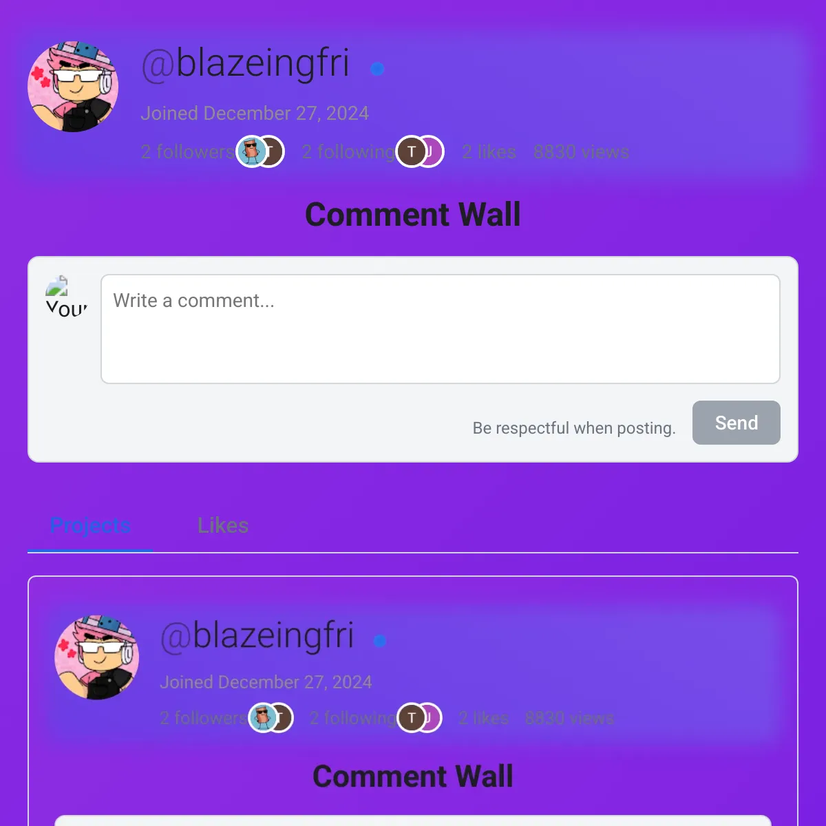 the project is loading