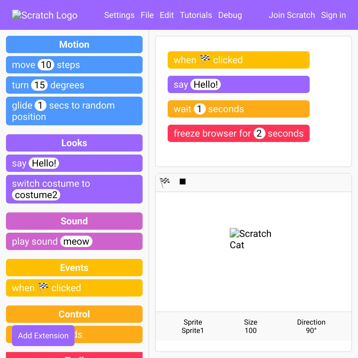 the project is loading