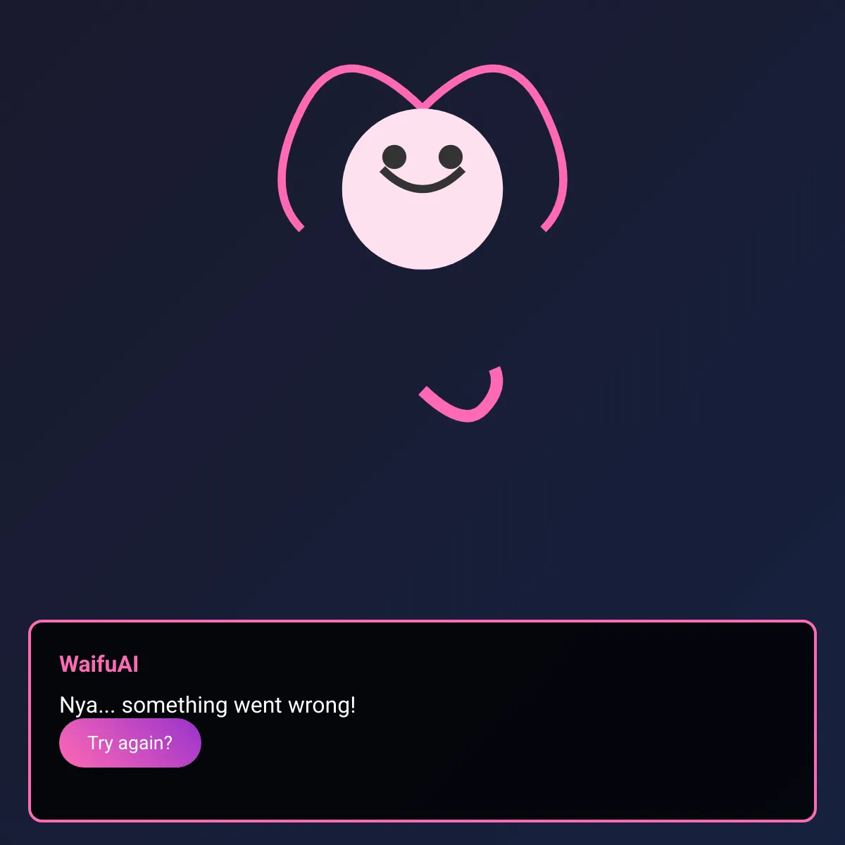 the project is loading