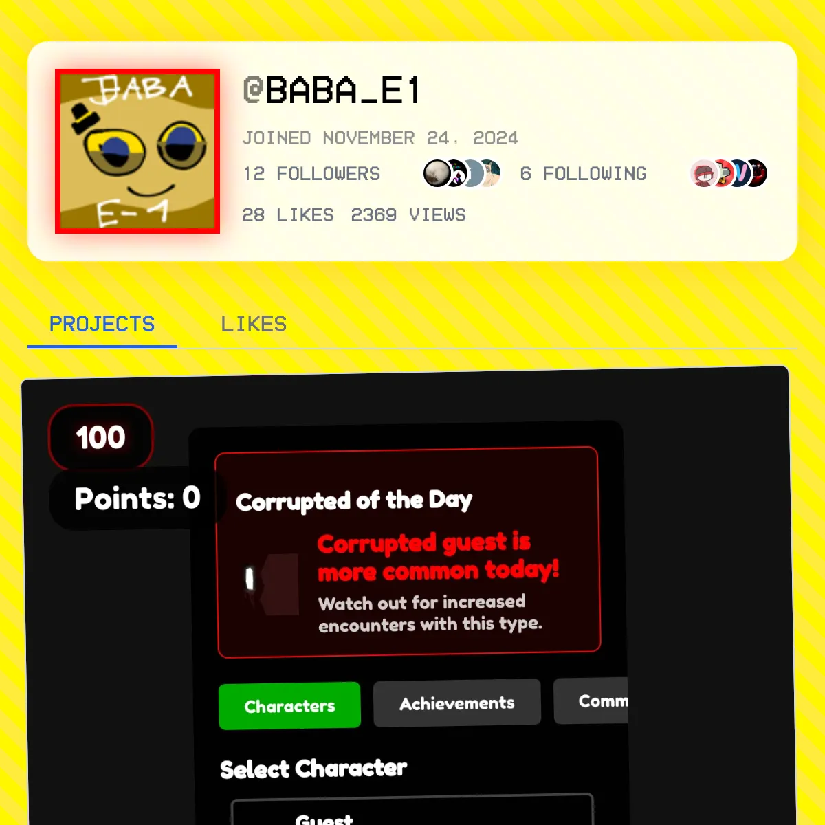 the project is loading