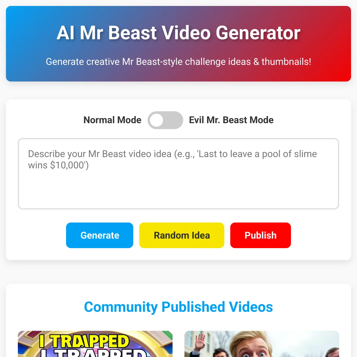 AI Mr Beast Video Generator (WITH A NEW FEATURE)