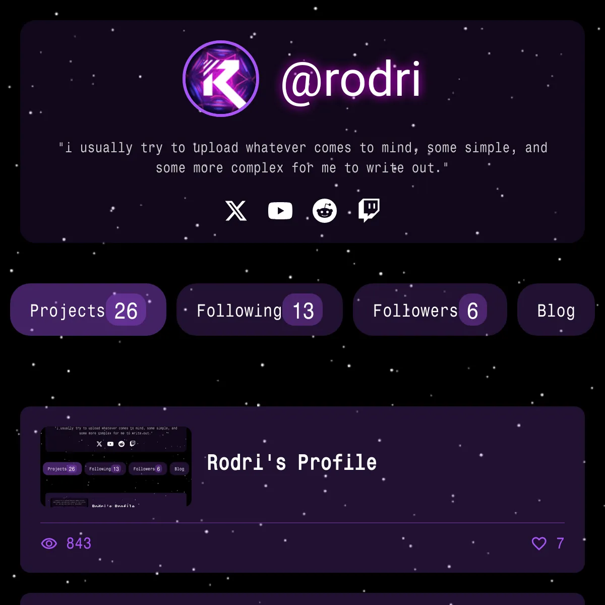 the project is loading