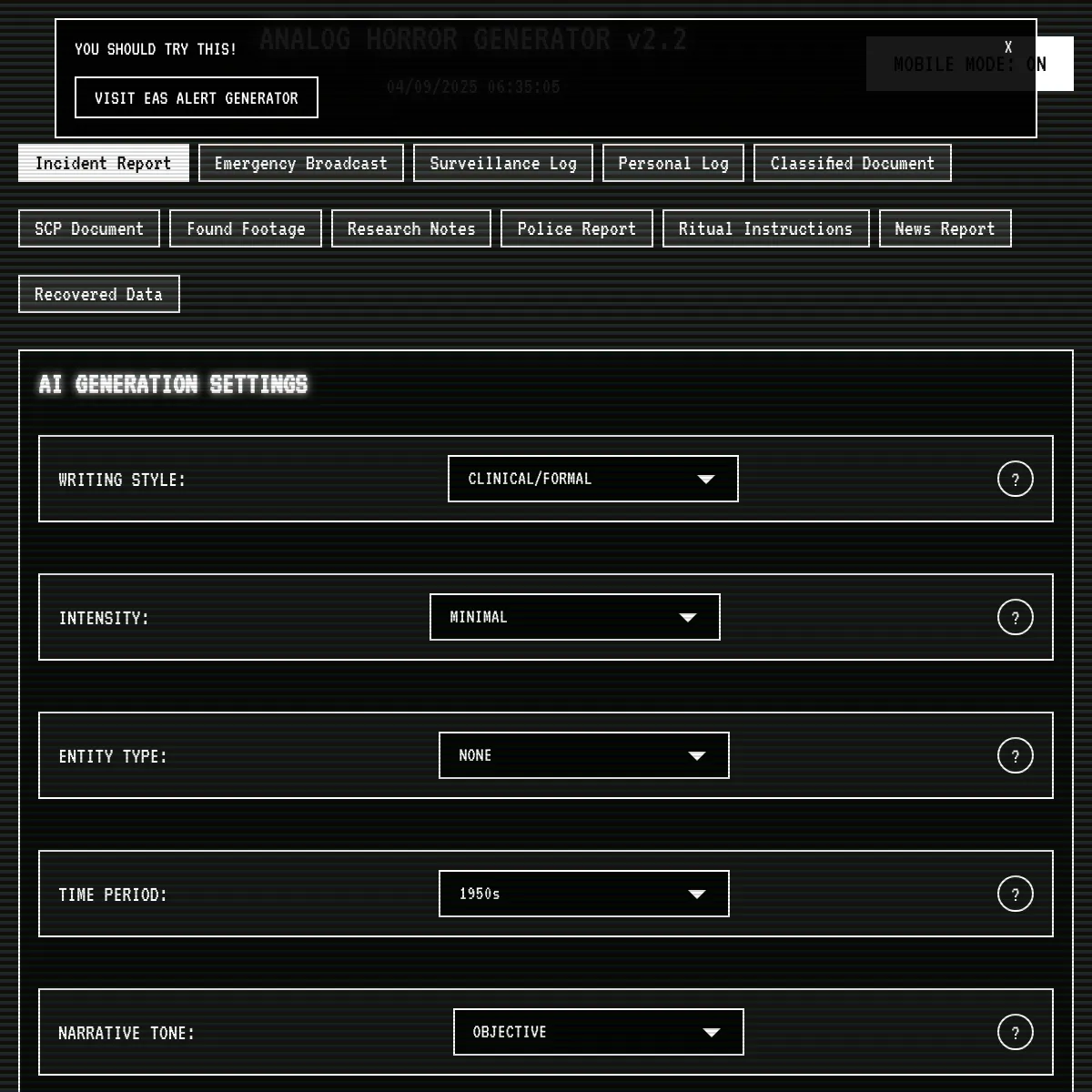 the project is loading