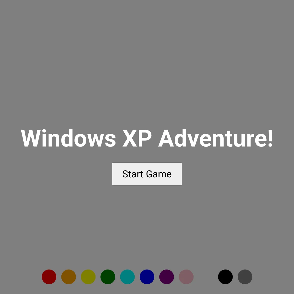 Windows XP Adventure!