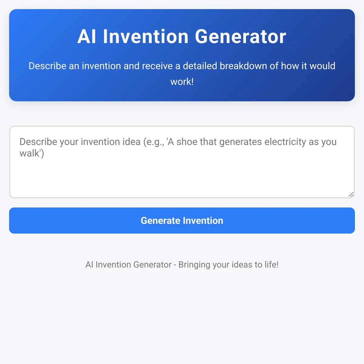 the project is loading