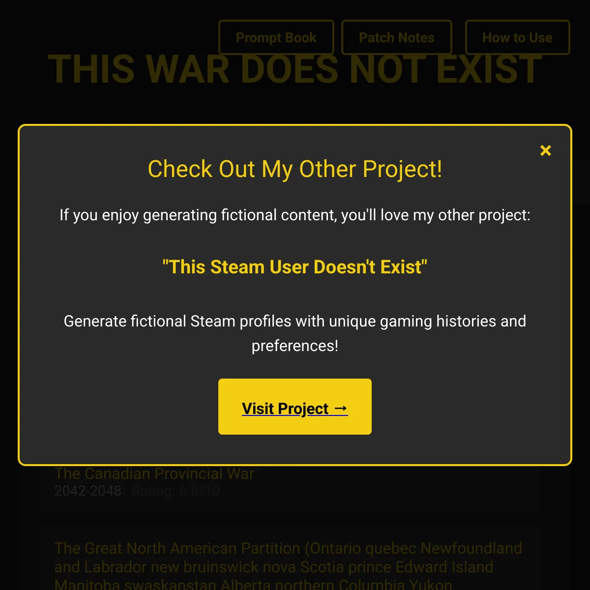 the project is loading