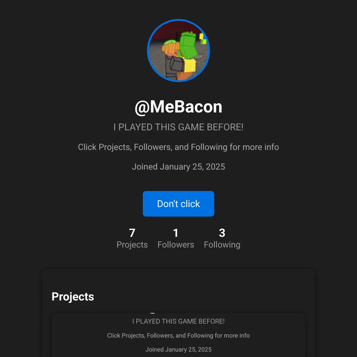 the project is loading