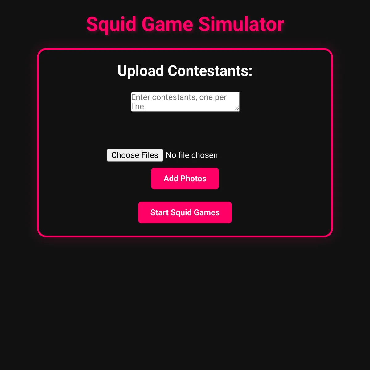 the project is loading