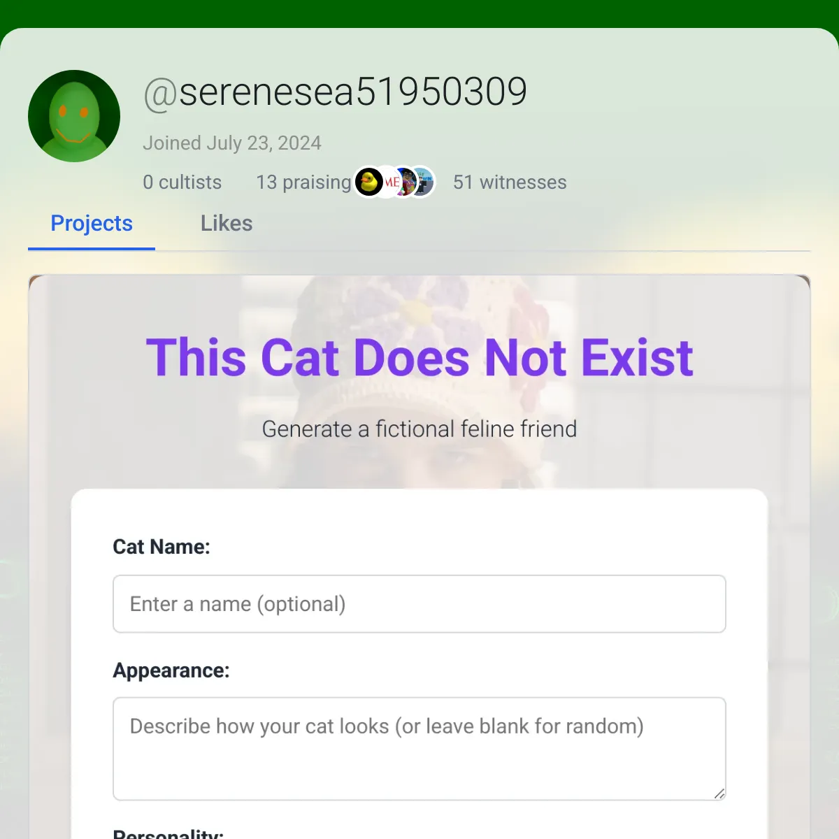 the project is loading