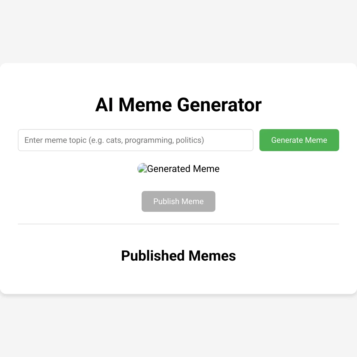 the project is loading