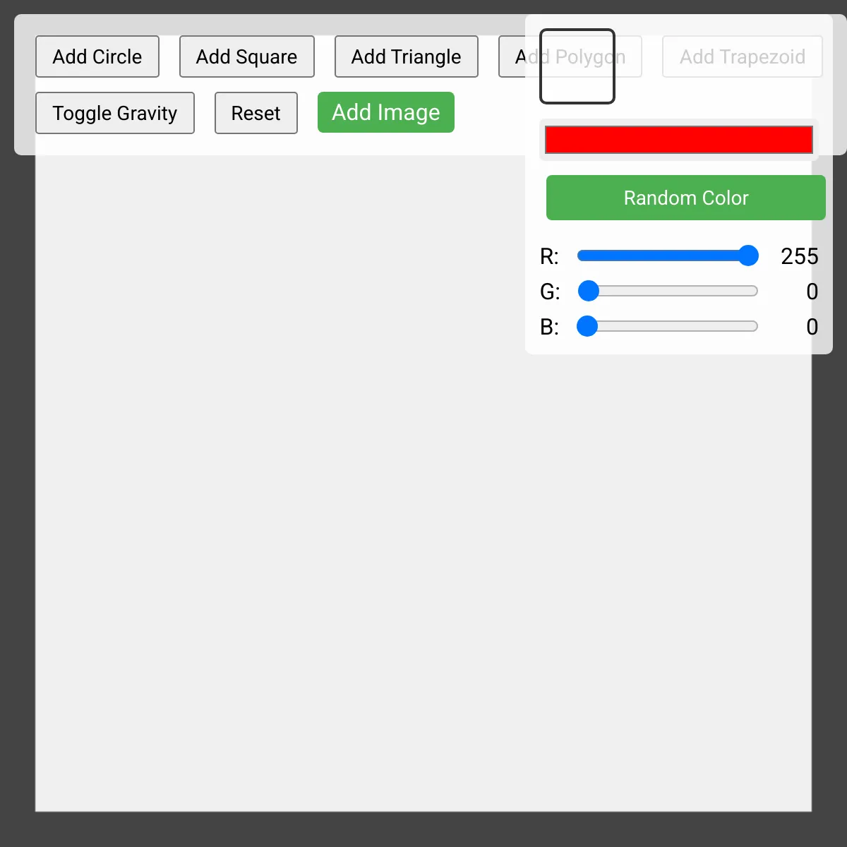 the project is loading