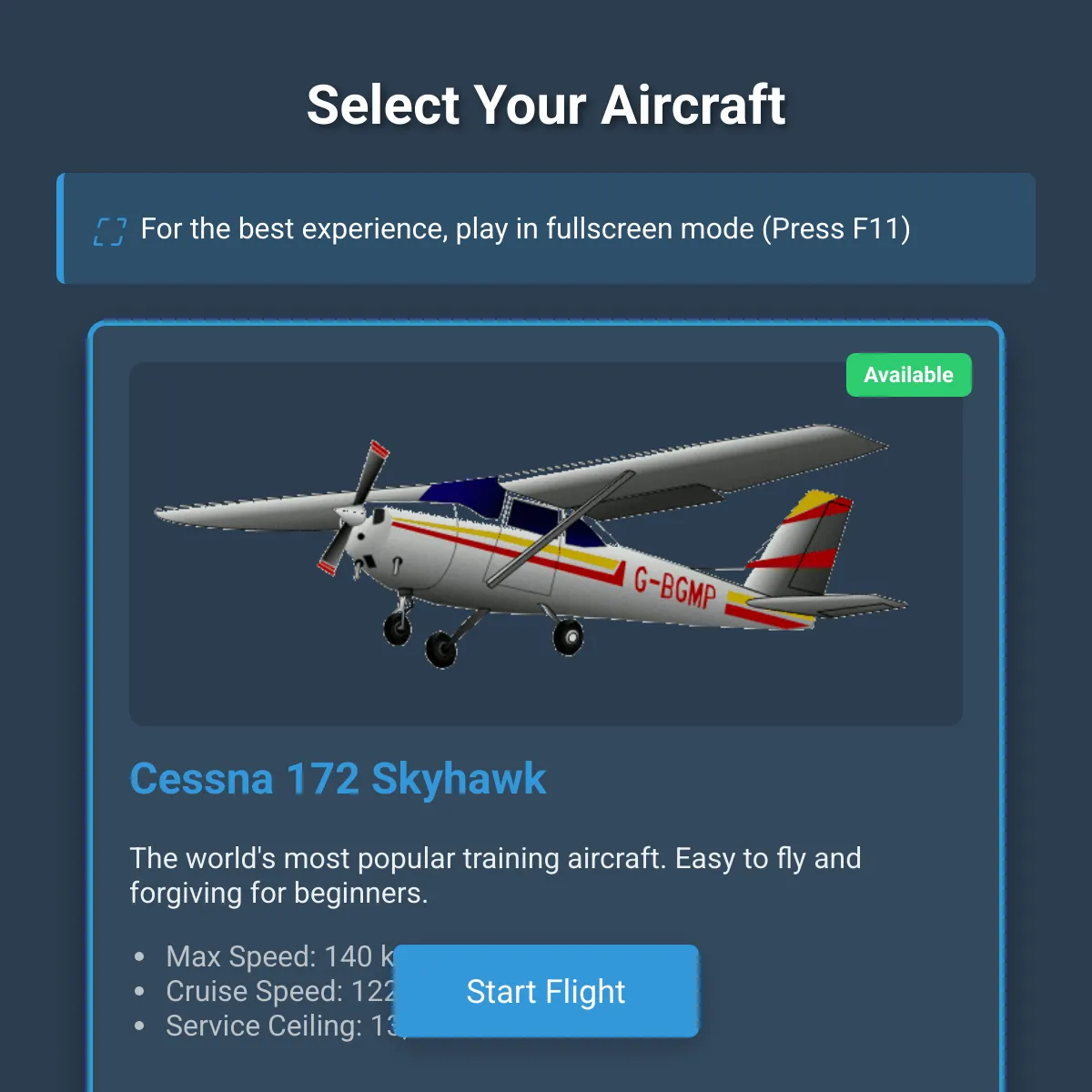 eFlight: flight sim