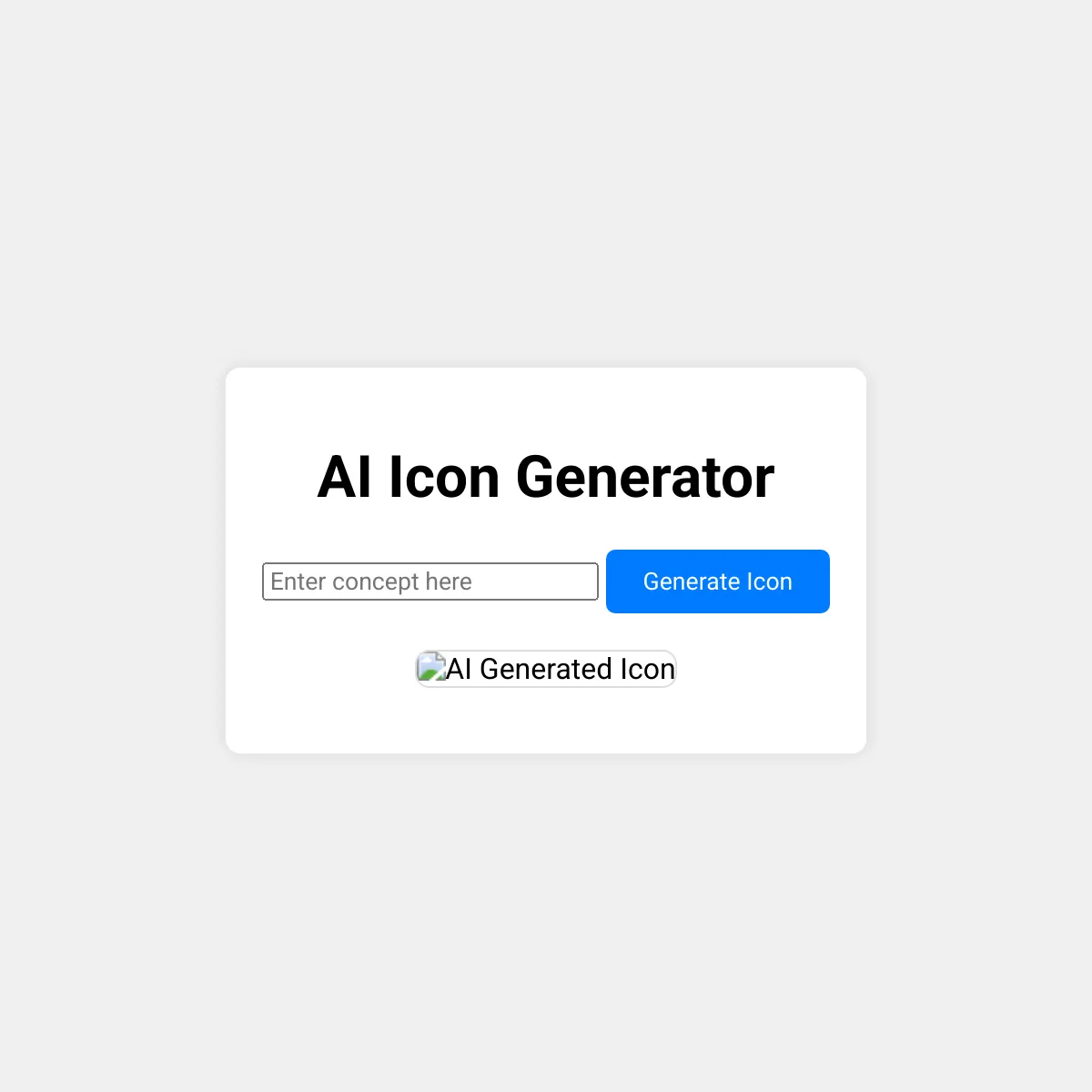 AI Icon Generator