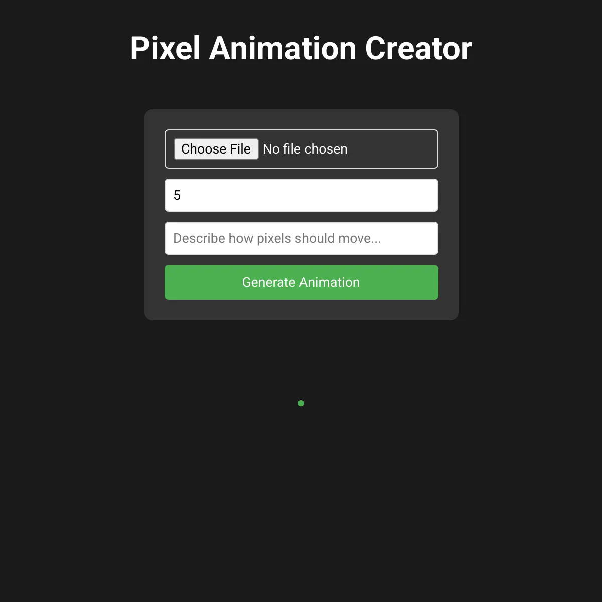 the project is loading