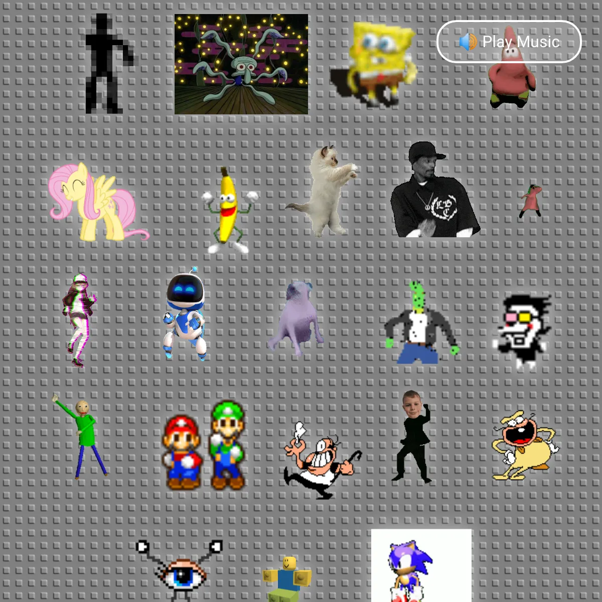 Dancing Characters