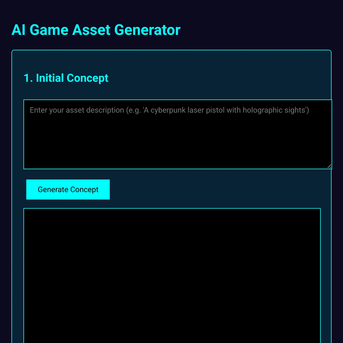 AI Game Asset Generator