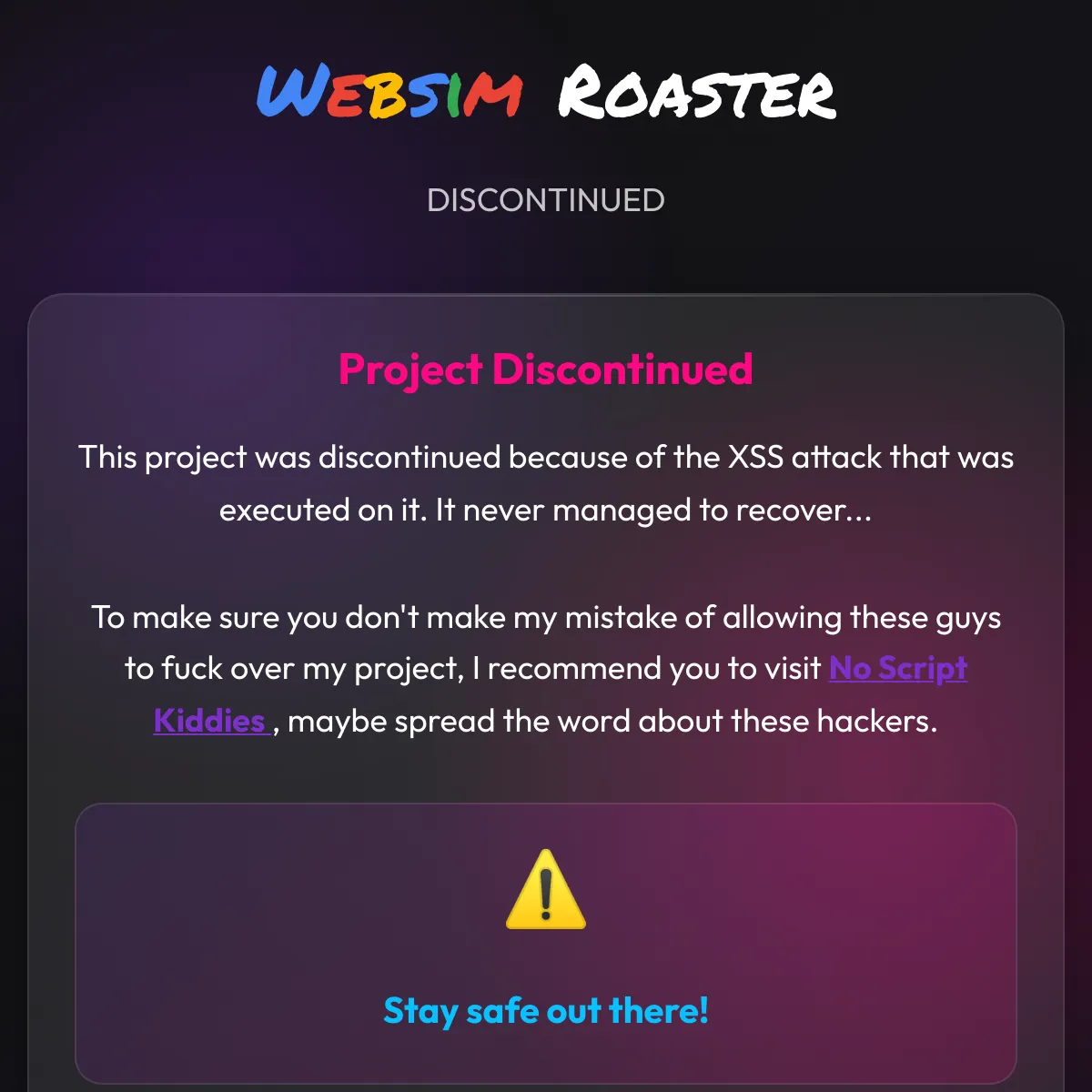 the project is loading