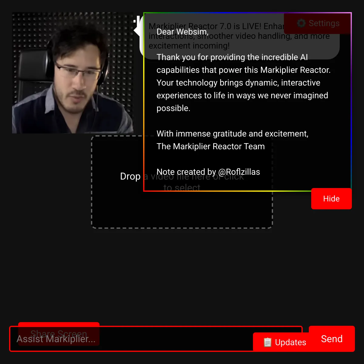 the project is loading