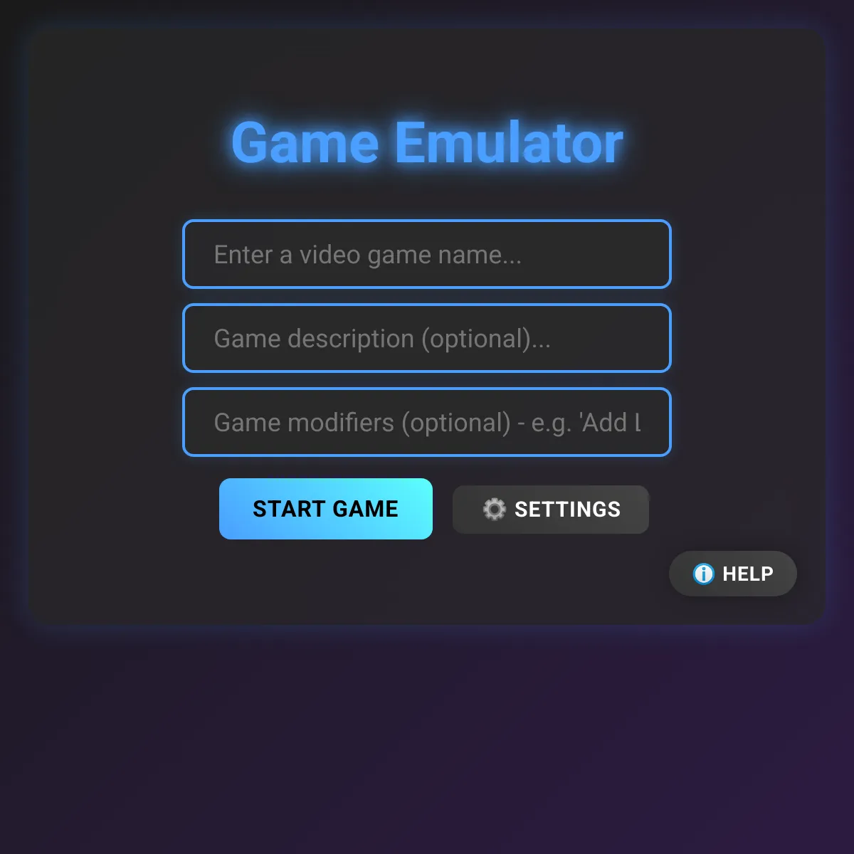 Game Emulator