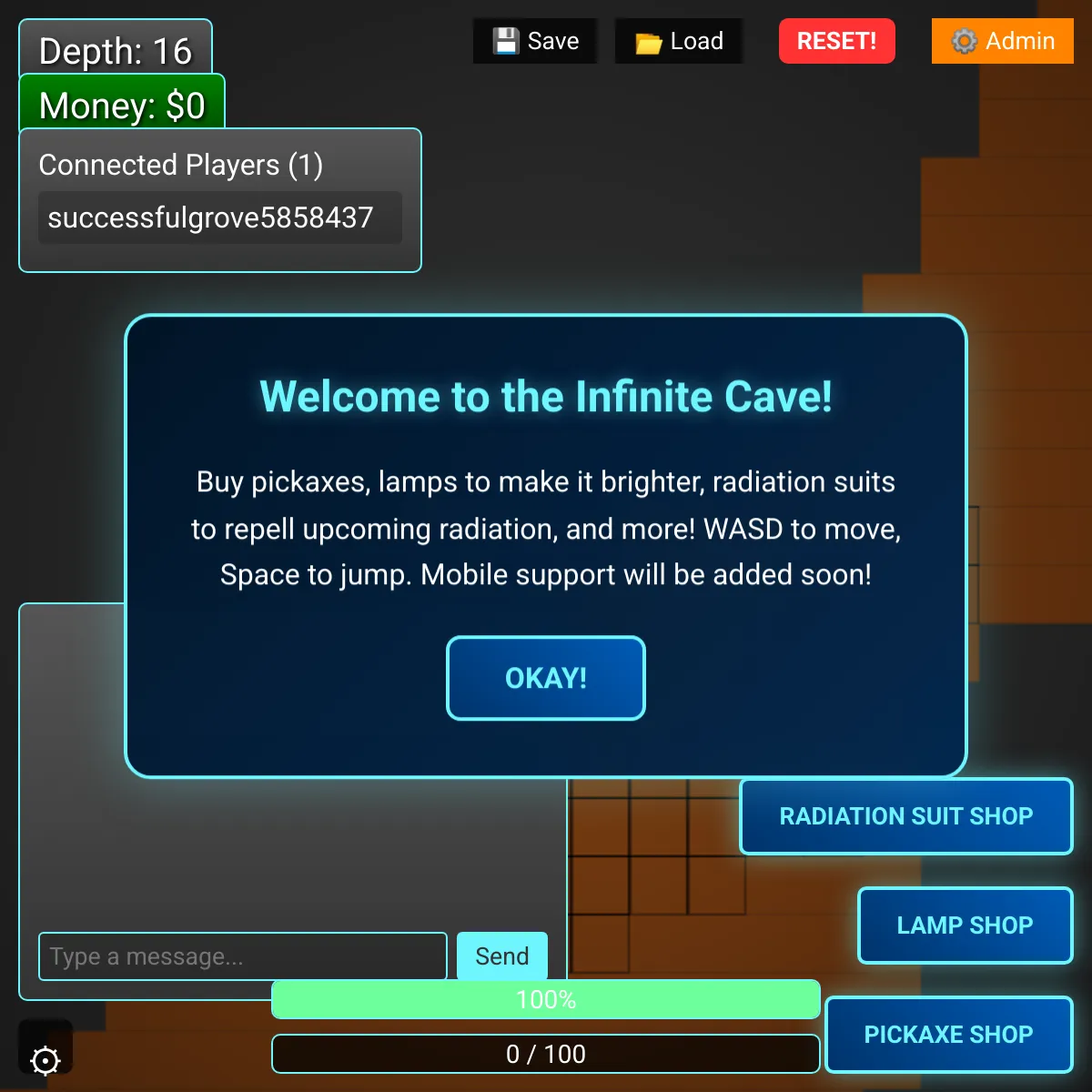 The Infinite Cave: Dig for Riches