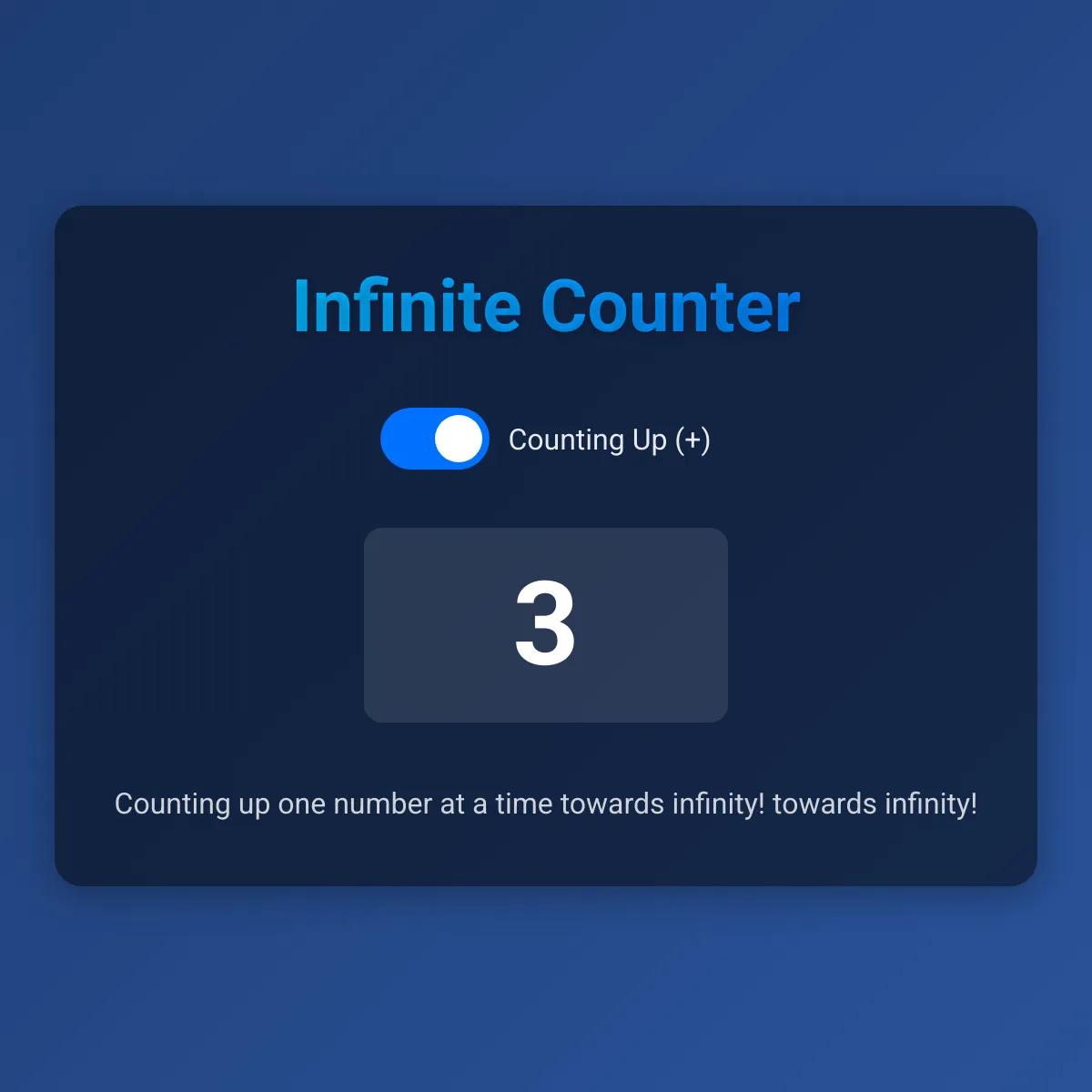 the project is loading