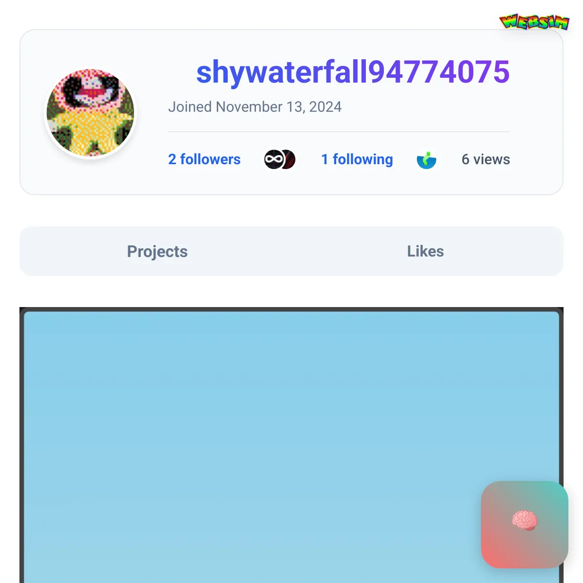 the project is loading
