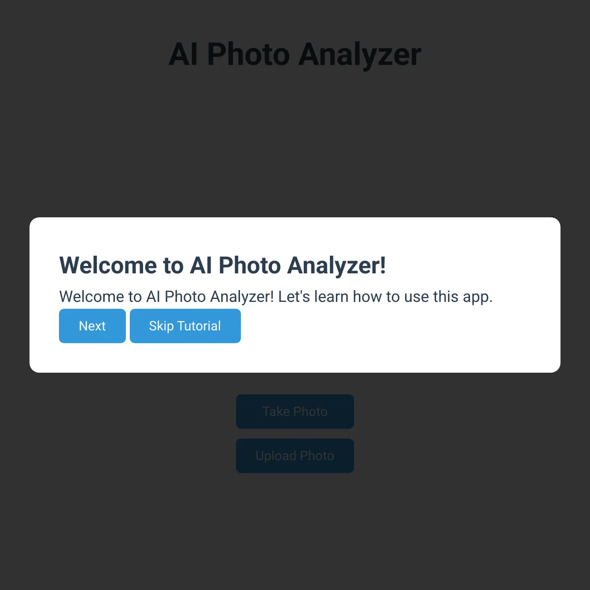 AI Photo Analyzer