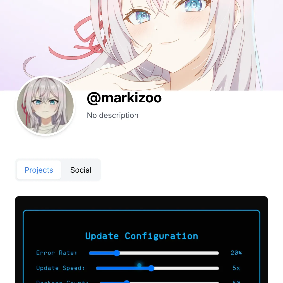 the project is loading