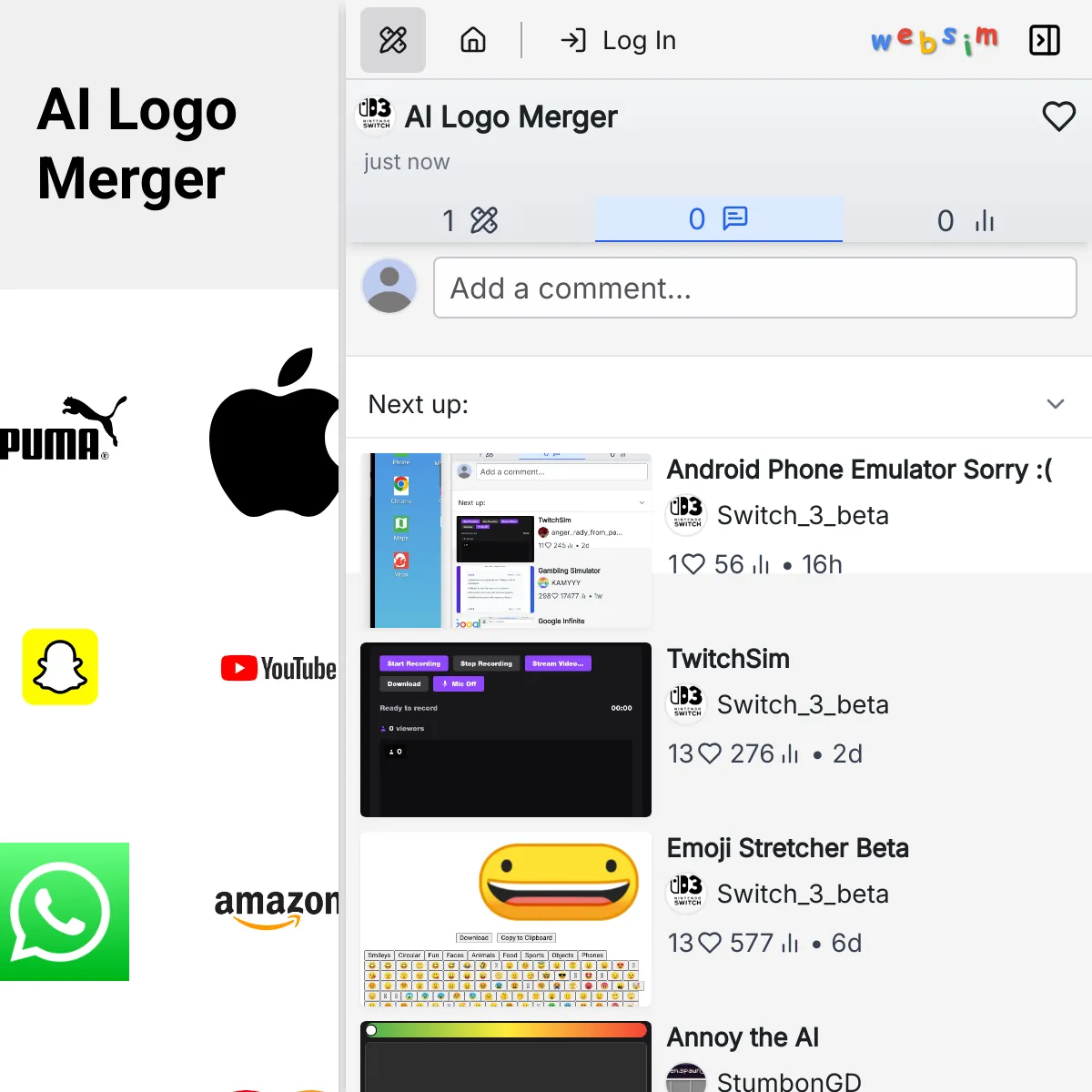 the project is loading