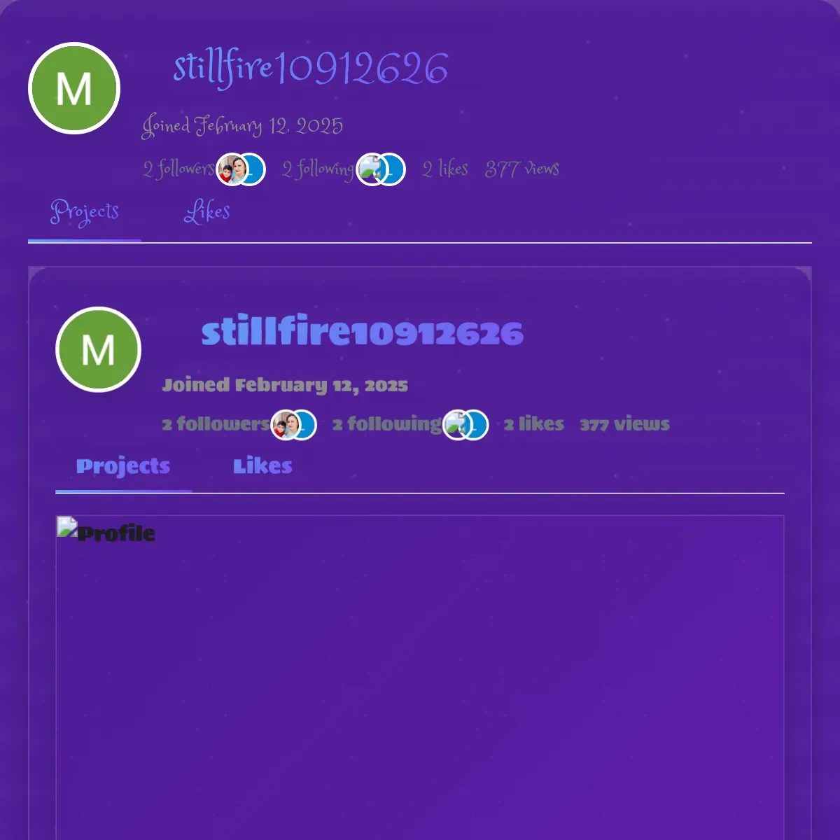 the project is loading