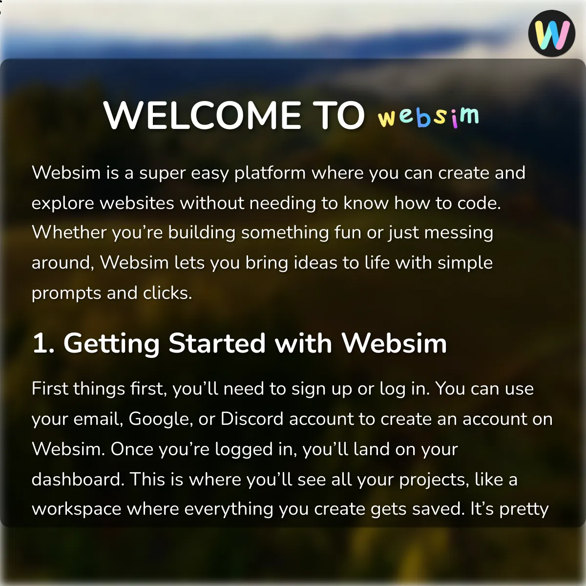 the project is loading