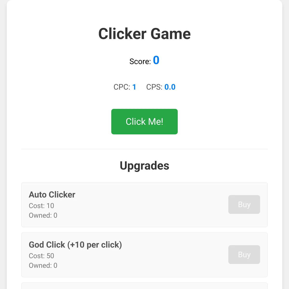 the project is loading