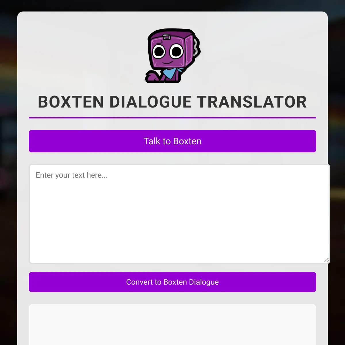 the project is loading