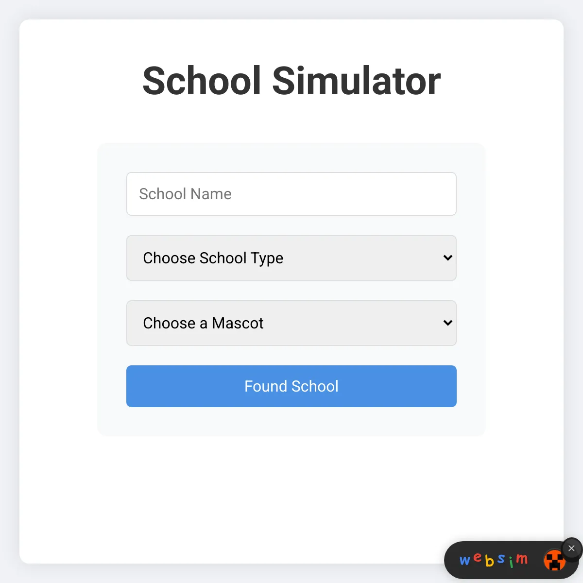 the project is loading