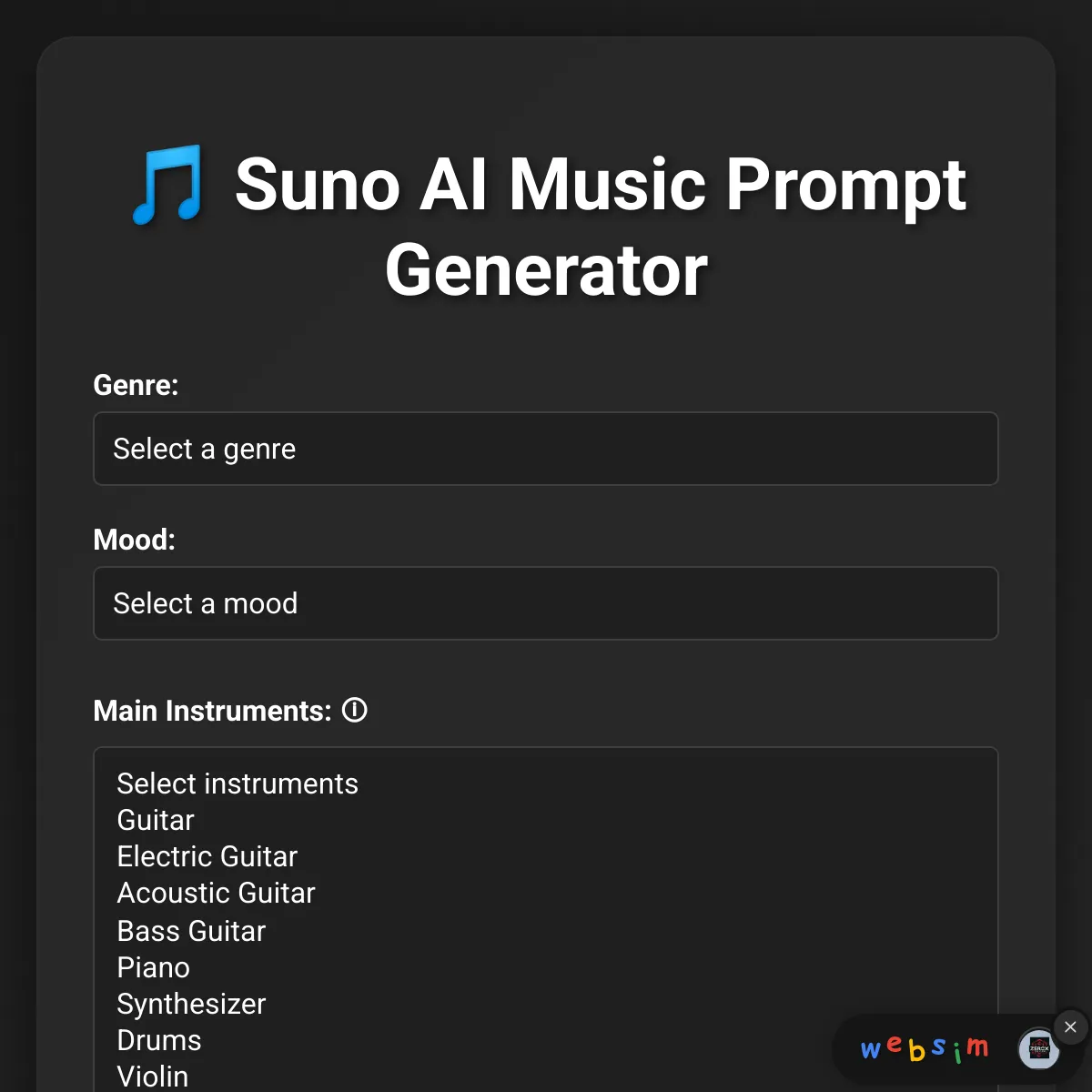 the project is loading