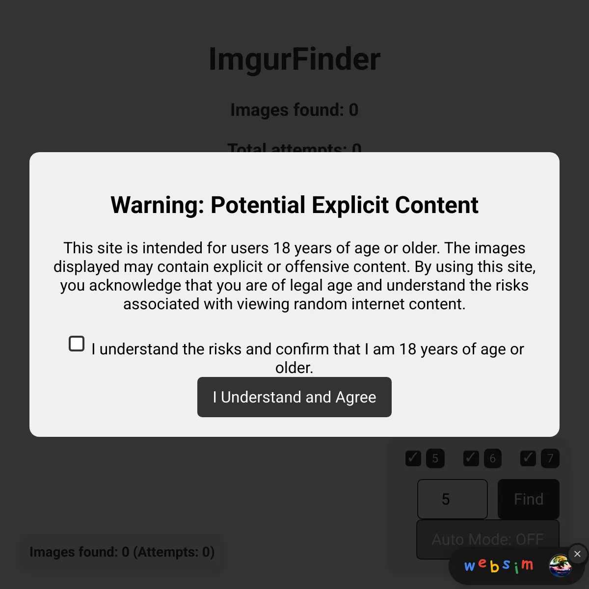 ImgurFinder - Random Image Discovery