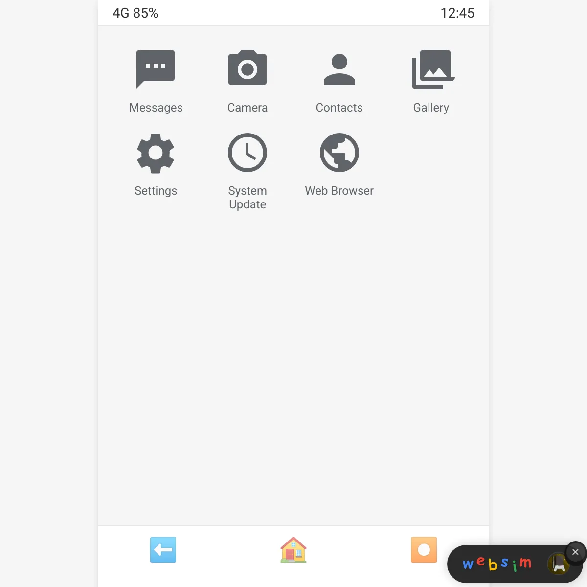 the project is loading
