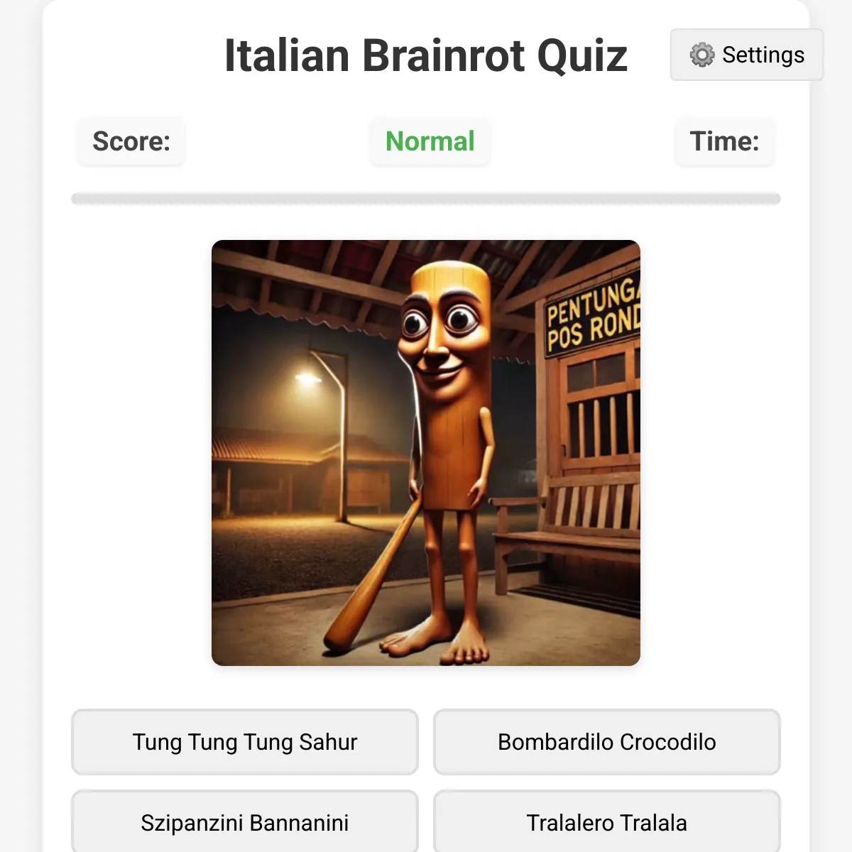 Italian Brainrot Quiz