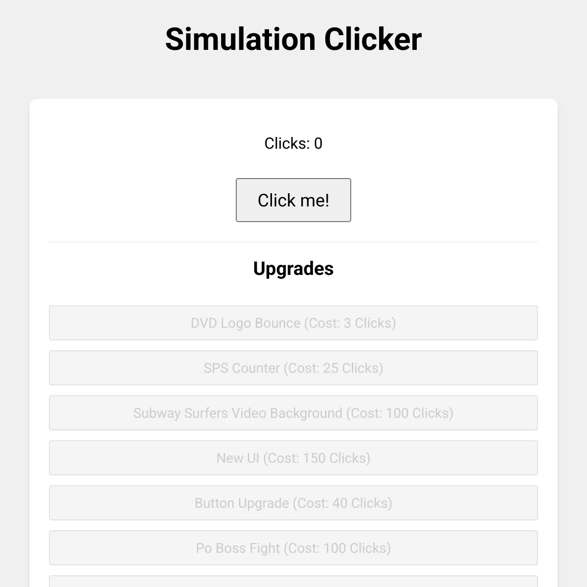 the project is loading