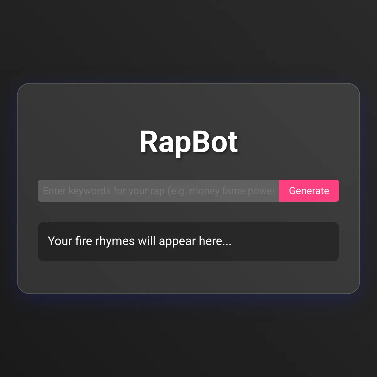 the project is loading